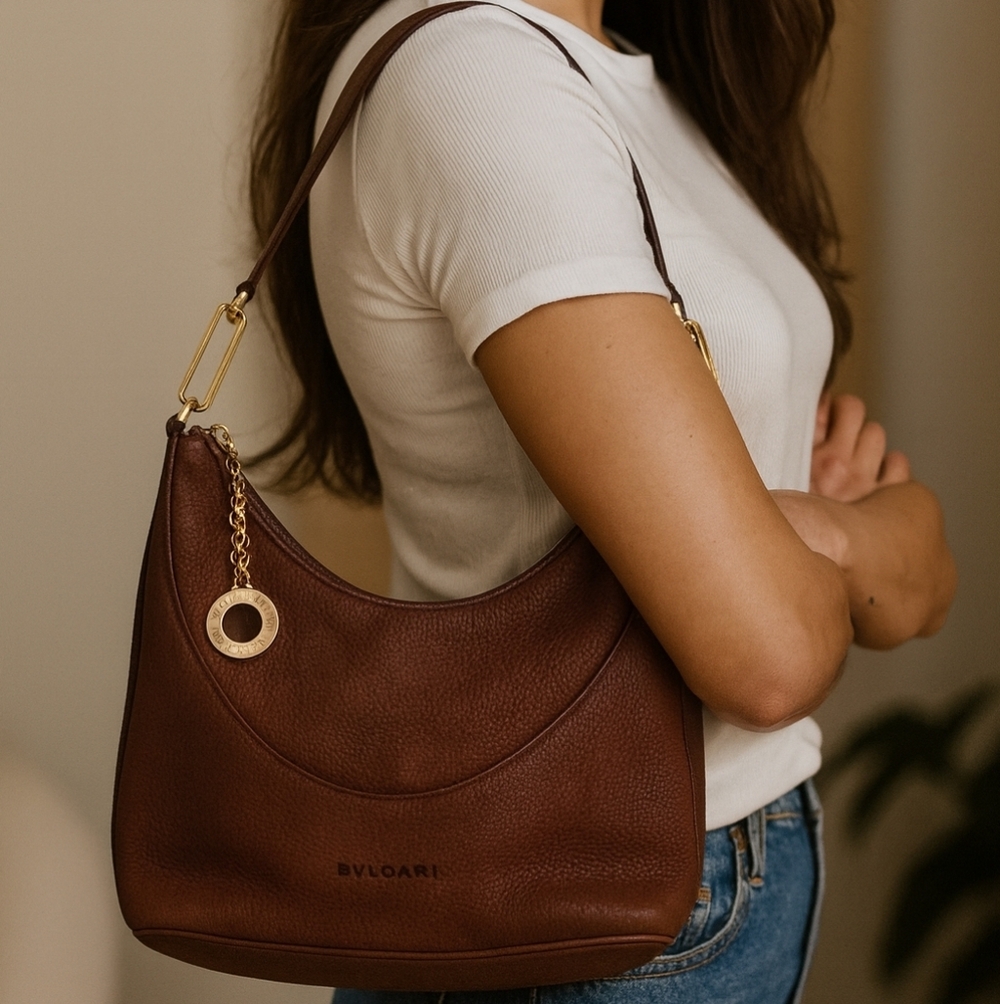 Bvlgari Shoulder Bag With COA, Vintage